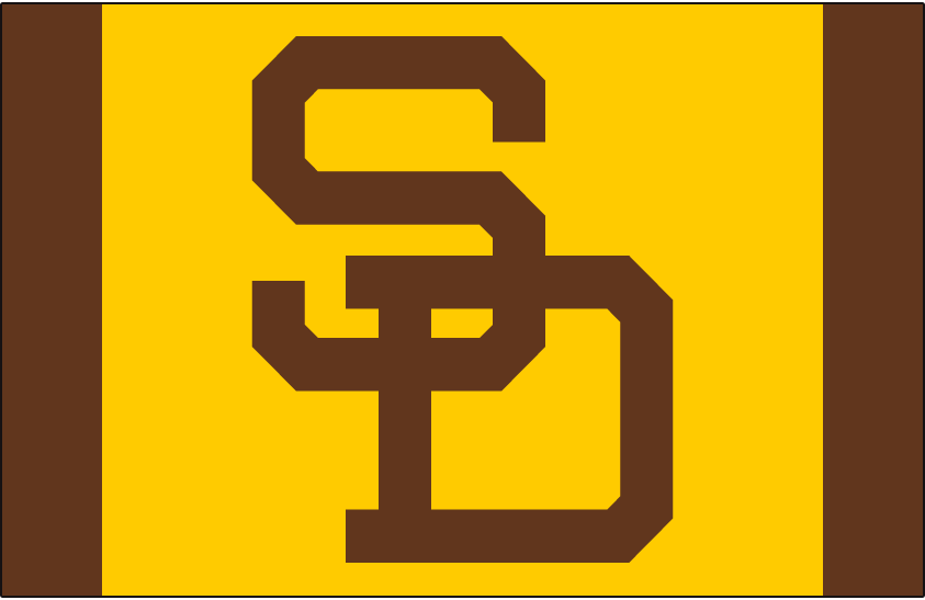 San Diego Padres 1972-1979 Cap Logo vinyl decal